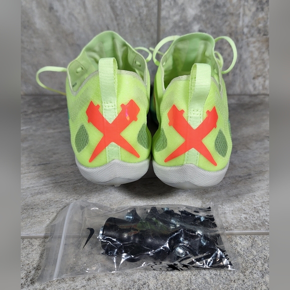 Nike Zoom Victory 5 XC Track Field Spikes Mens Size 12.5 Volt Orange AJ0847-701 - Picture 7 of 10